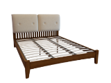 Кровать Nice с подушками, цвет "орех"